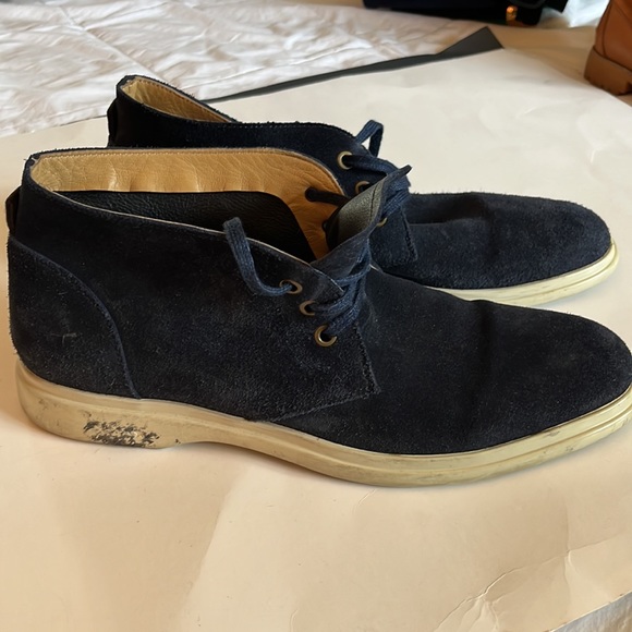 George Brown Bilt Blue Suede Boots. Size 11. - Picture 3 of 4